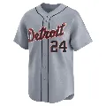 Youth Detroit Tigers ＃24 Miguel Cabrera Gray Limited Road Jersey