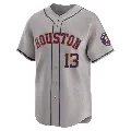 Youth Houston Astros ＃13 Billy Wagner Gray Limited Away Jersey