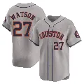 Youth Houston Astros ＃27 Bob Watson Gray Limited Away Jersey