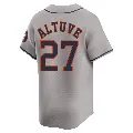 Youth Houston Astros ＃27 Jose Altuve Gray Limited Away Jersey