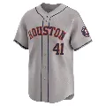 Youth Houston Astros ＃41 Spencer Arrighetti Gray Limited Away Jersey