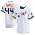 Youth Houston Astros ＃44 Yordan Alvarez White Limited 2025 City Connect Jersey