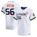 Youth Houston Astros ＃56 Jim Bouton White Limited 2025 City Connect Jersey