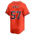 Youth Houston Astros ＃57 Darryl Kile Orange Limited Alternate Jersey
