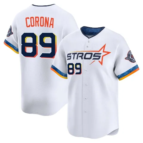 Youth Houston Astros ＃89 Kenedy Corona White Limited 2025 City Connect Jersey