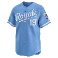 Youth Kansas City Royals ＃19 Michael Massey Light Blue Limited Alternate Jersey