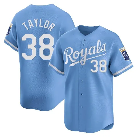 Youth Kansas City Royals ＃38 Josh Taylor Light Blue Limited Alternate Jersey