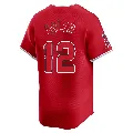 Youth Los Angeles Angels ＃12 Jorge Soler Red Limited Alternate Jersey