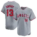 Youth Los Angeles Angels ＃13 Scott Kingery Gray Limited Away Jersey