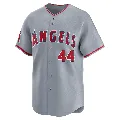 Youth Los Angeles Angels ＃44 Ben Joyce Gray Limited Away Jersey