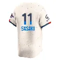 Youth Los Angeles Dodgers ＃11 Roki Sasaki Cream Limited 2024 City Connect World Series Champions Jersey