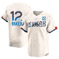 Youth Los Angeles Dodgers ＃12 Dusty Baker Cream Limited 2024 City Connect Jersey