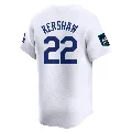 Youth Los Angeles Dodgers ＃22 Clayton Kershaw White Limited 2024 World Tour Seoul Series Home Jersey