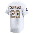 Youth Los Angeles Dodgers ＃23 Michael Conforto Gold Limited White 2025 Collection Jersey
