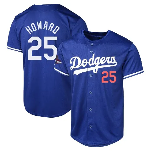 Youth Los Angeles Dodgers ＃25 Frank Howard Royal Limited Alternate World Series Champions Jersey