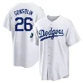 Youth Los Angeles Dodgers ＃26 Tony Gonsolin White Replica 2024 World Tour Seoul Series Home Jersey