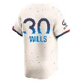 Youth Los Angeles Dodgers ＃30 Maury Wills Cream Limited 2024 City Connect Jersey
