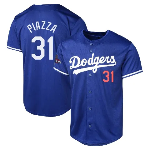 Youth Los Angeles Dodgers ＃31 Mike Piazza Royal Limited Alternate World Series Champions Jersey