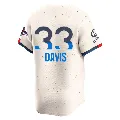 Youth Los Angeles Dodgers ＃33 Eric Davis Cream Limited 2024 City Connect World Series Champions Jersey