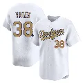 Youth Los Angeles Dodgers ＃38 Kirby Yates Gold Limited White 2025 Collection Jersey