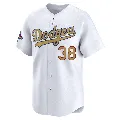 Youth Los Angeles Dodgers ＃38 Kirby Yates Gold Limited White 2025 Collection Jersey