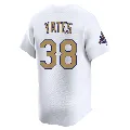 Youth Los Angeles Dodgers ＃38 Kirby Yates Gold Limited White 2025 Collection Jersey