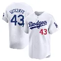 Youth Los Angeles Dodgers ＃43 Rick Sutcliffe White Limited 2024 World Tour Seoul Series Home Jersey
