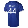 Youth Los Angeles Dodgers ＃44 Andy Pages Royal Limited Alternate Jersey
