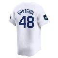 Youth Los Angeles Dodgers ＃48 Brusdar Graterol White Limited 2024 World Tour Seoul Series Home Jersey