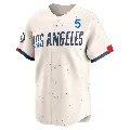Youth Los Angeles Dodgers ＃5 Freddie Freeman Cream Limited 2024 City Connect Jersey