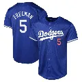 Youth Los Angeles Dodgers ＃5 Freddie Freeman Royal Limited Alternate Jersey