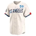 Youth Los Angeles Dodgers ＃59 Evan Phillips Cream Limited 2024 City Connect Jersey