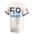Youth Los Angeles Dodgers ＃59 Evan Phillips Cream Limited 2024 City Connect Jersey