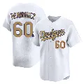 Youth Los Angeles Dodgers ＃60 Edgardo Henriquez Gold Limited White 2025 Collection Jersey