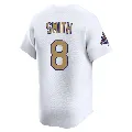 Youth Los Angeles Dodgers ＃8 Reggie Smith Gold Limited White 2025 Collection Jersey