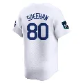 Youth Los Angeles Dodgers ＃80 Emmet Sheehan White Limited 2024 World Tour Seoul Series Home Jersey