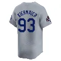 Youth Los Angeles Dodgers ＃93 Kevin Kiermaier Gray Limited Away World Series Champions Jersey