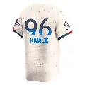 Youth Los Angeles Dodgers ＃96 Landon Knack Cream Limited 2024 City Connect World Series Champions Jersey