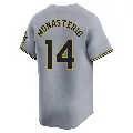 Youth Milwaukee Brewers ＃14 Andruw Monasterio Gray Limited Away Jersey