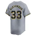 Youth Milwaukee Brewers ＃33 Tyler Alexander Gray Limited Away Jersey