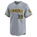 Youth Milwaukee Brewers ＃39 Chad Patrick Gray Limited Away Jersey