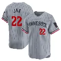 Youth Minnesota Twins ＃22 Griffin Jax Gray Limited Road Jersey