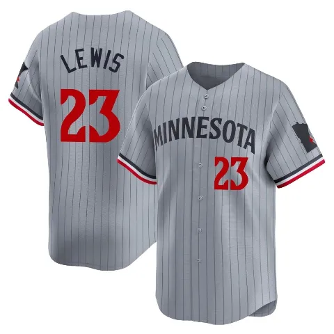Youth Minnesota Twins ＃23 Royce Lewis Gray Limited Road Jersey