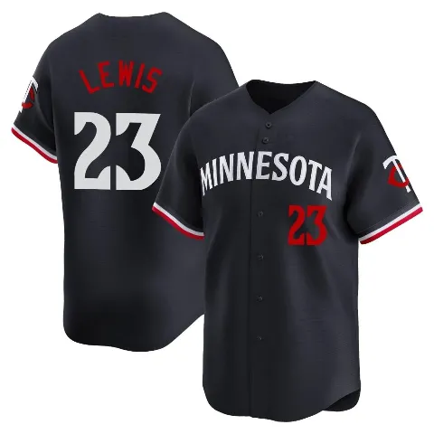 Youth Minnesota Twins ＃23 Royce Lewis Navy Limited Alternate Jersey