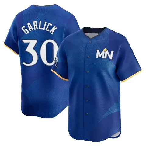 Youth Minnesota Twins ＃30 Kyle Garlick Royal Limited 2024 City Connect Jersey