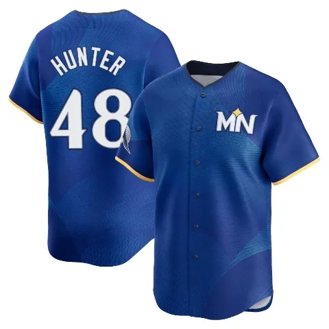 Youth Minnesota Twins ＃48 Torii Hunter Royal Limited 2024 City Connect Jersey