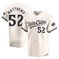 Youth Minnesota Twins ＃52 Zebby Matthews Cream Limited Alternate Jersey