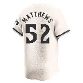 Youth Minnesota Twins ＃52 Zebby Matthews Cream Limited Alternate Jersey
