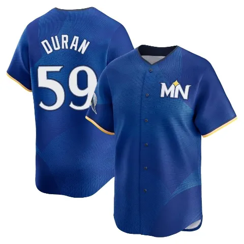 Youth Minnesota Twins ＃59 Jhoan Duran Royal Limited 2024 City Connect Jersey