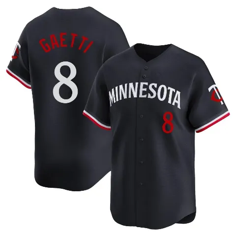 Youth Minnesota Twins ＃8 Gary Gaetti Navy Limited Alternate Jersey